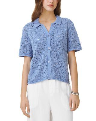 Beckham Crocheted Shirt by SPLENDID