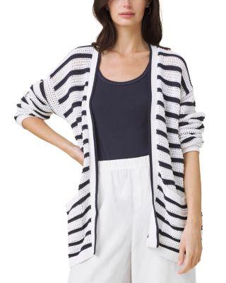 Beckham Striped Open Cardigan by SPLENDID