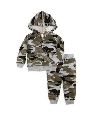 Boys' Camo Zip-Up Hoodie & Jogger Pants by SPLENDID