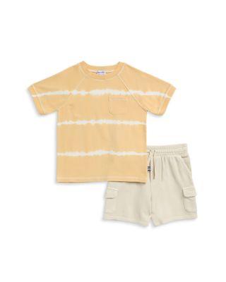 Boys' Sunny Tie Dyed Tee & Cargo Shorts Set - Little Kid by SPLENDID