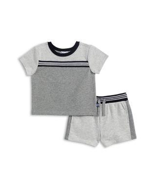 Boys' Tone Heather Stripe Short Sleeved Tee & Shorts Set - Baby by SPLENDID