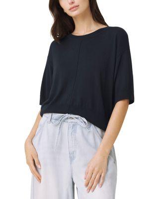 Erica Short Sleeve Crewneck Sweater by SPLENDID