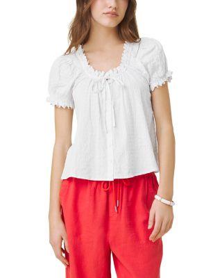 Gigi Puff Sleeve Top by SPLENDID