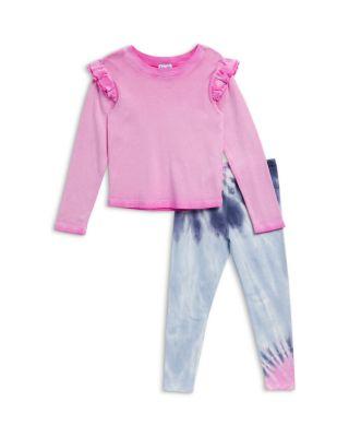 Girls' Blooming Tie Dye Top & Legging Set - Little Kid by SPLENDID