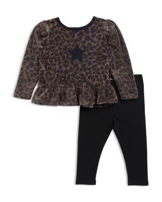 Girls' Cheetah Girl Long Sleeved Top & Leggings Set - Baby by SPLENDID Girls' Cheetah Girl Long Sleeved Top & Leggings Set - Baby by SPLENDID