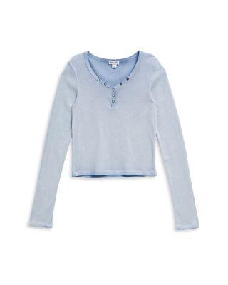 Girls' Vintage Long Sleeve Henley Shirt - Big Kid by SPLENDID