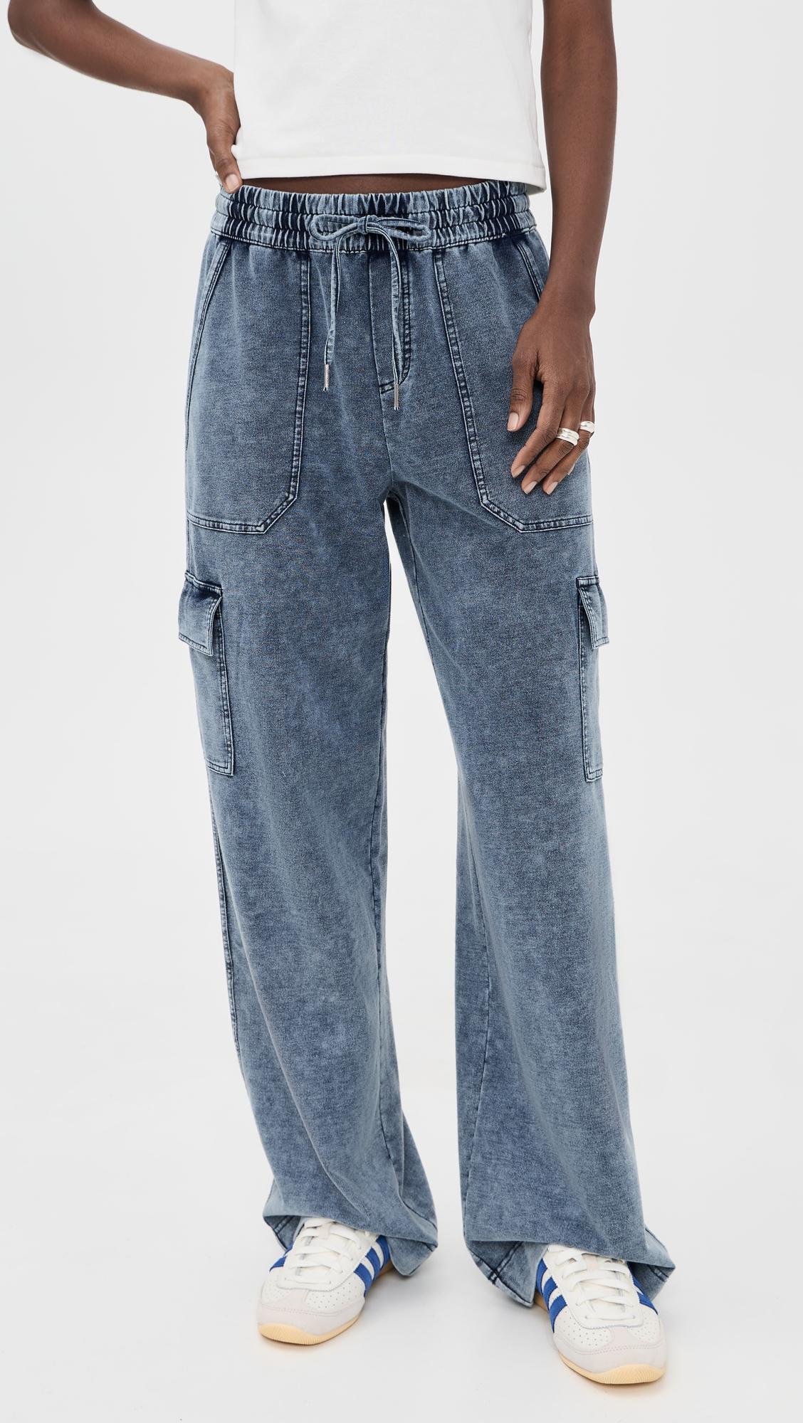 Gwen Indigo Cargo Sweatpants by SPLENDID