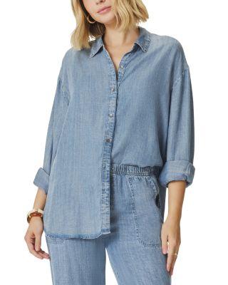 Indigo Chambray Button Down Shirt by SPLENDID