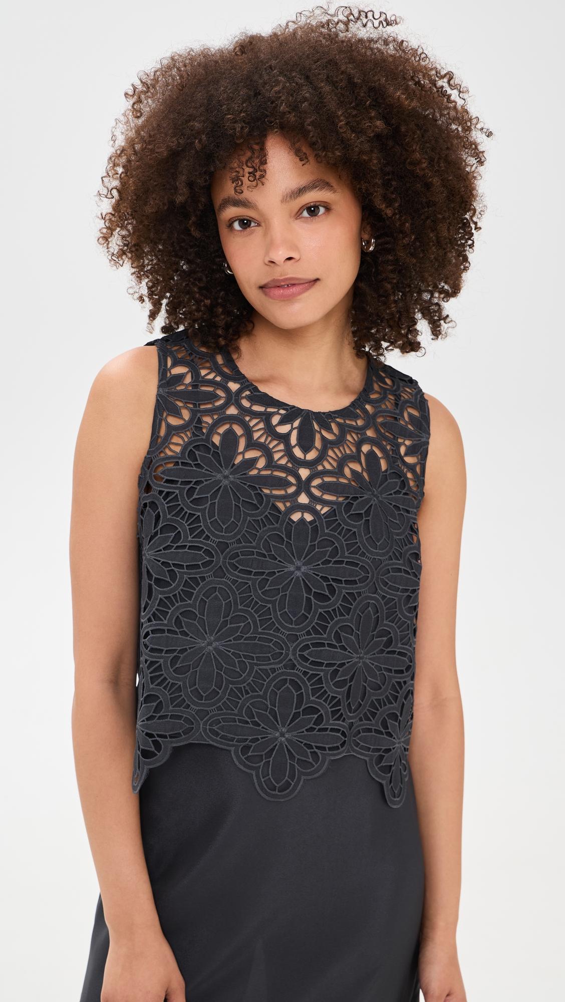 Pia Pinwheel Eyelet Top by SPLENDID