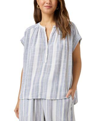 Raegan Stripe Blouse by SPLENDID