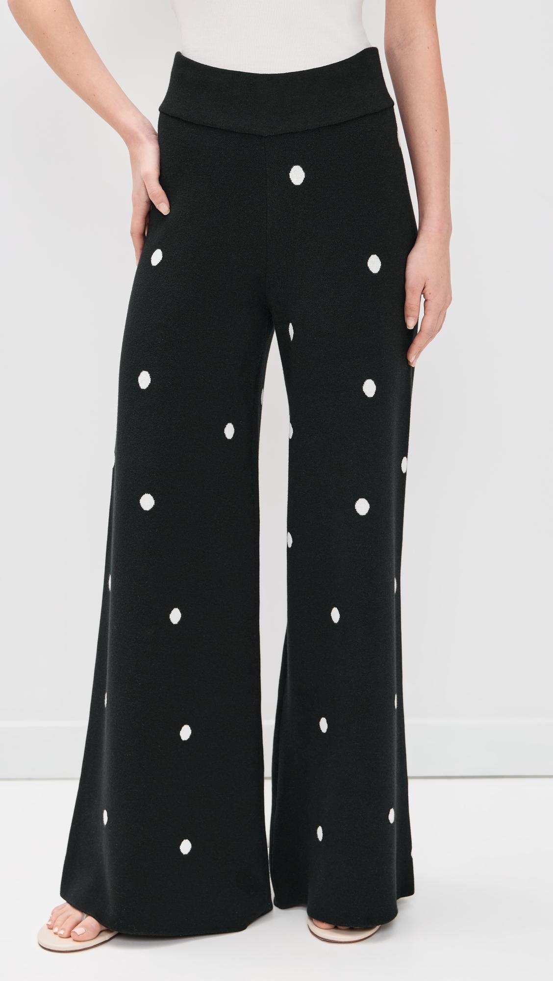 Splendid x Cellajaneblog Polka Dot Sweater Pants by SPLENDID