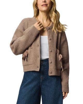 Stassi Satin Tie Cardigan by SPLENDID