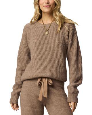 Stassi Satin Tie Sweater by SPLENDID