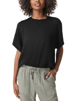 Supersoft Short Sleeve Sweatshirt by SPLENDID
