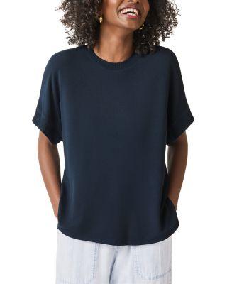Supersoft Short Sleeve Sweatshirt by SPLENDID
