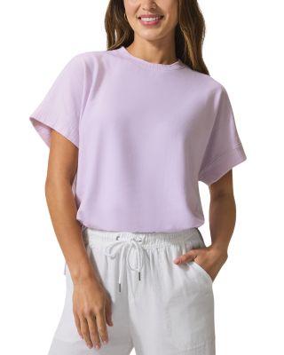 Supersoft Short Sleeve Sweatshirt by SPLENDID