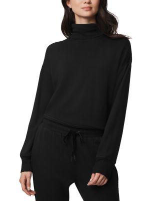 Supersoft Trim Turtleneck Sweater by SPLENDID