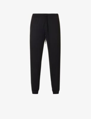 Airweight tapered-leg mid-rise stretch-woven jogging bottoms by SPLITS59