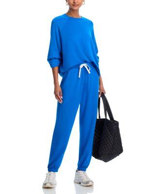Andie Fleece Crewneck Sweatshirt & Andie Drawstring Sweatpants by SPLITS59