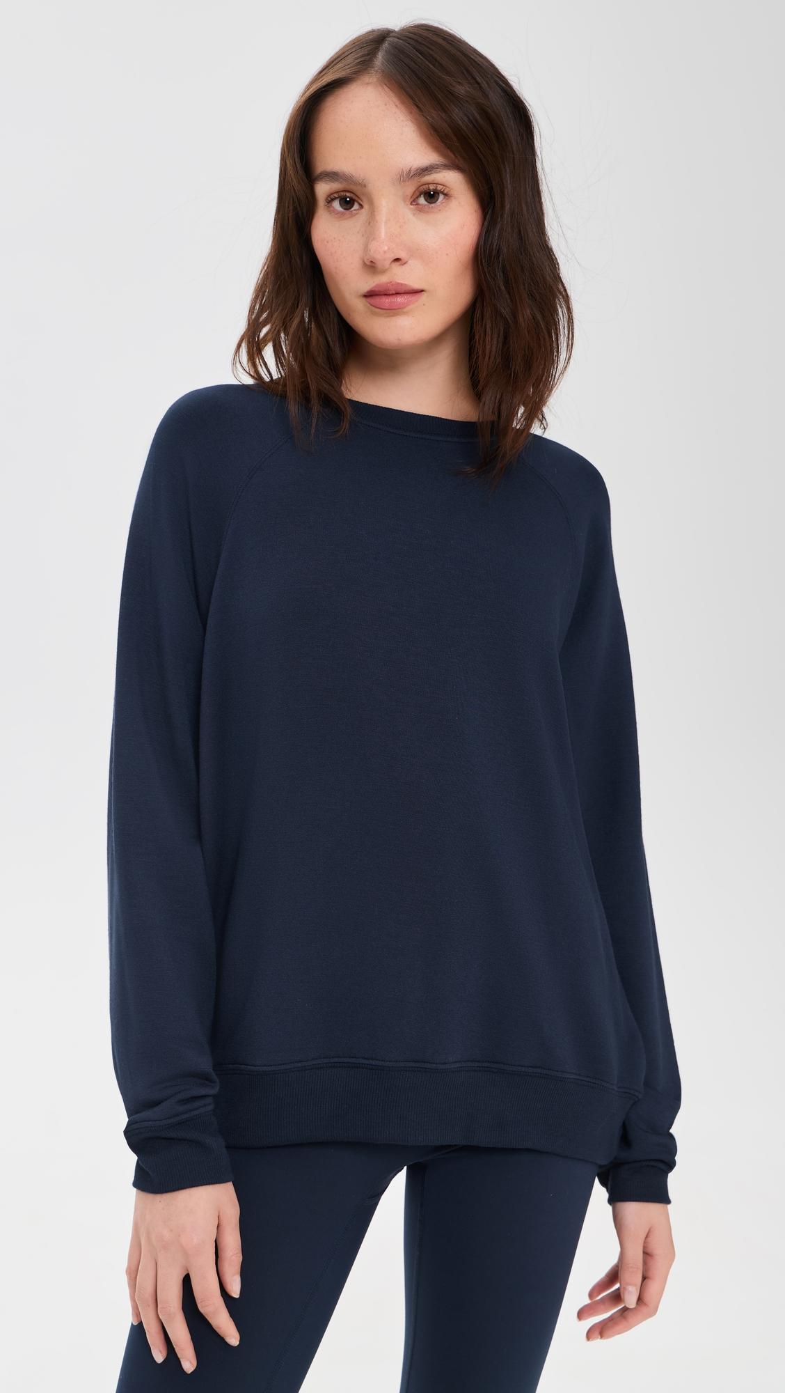 Andie Oversized Fleece Sweatshirt by SPLITS59
