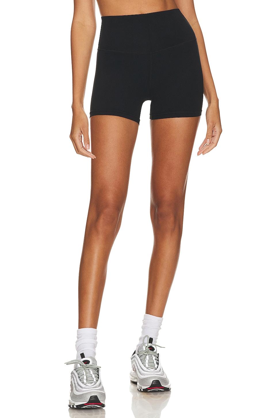 Splits59 Airweight High Waist 3.5 Short in Black by SPLITS59