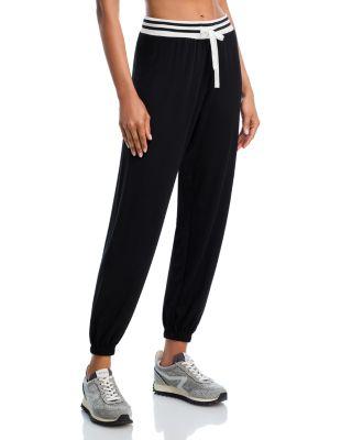 Splits59 Andie Oversized Fleece Sweatpant With Stripe by SPLITS59