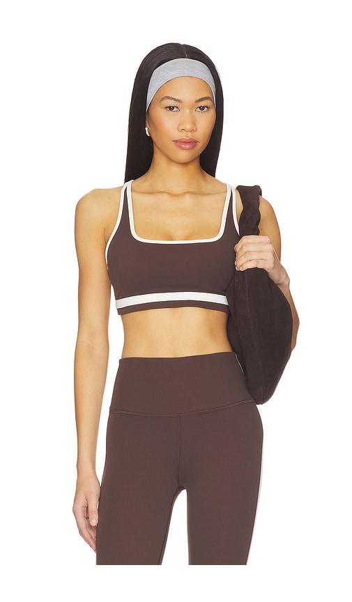 Splits59 Bianca Rigor Bra in Chocolate by SPLITS59