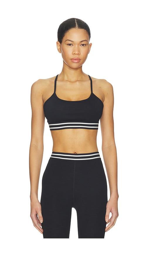 Splits59 Cali Active Rib Sports Bra in Black by SPLITS59