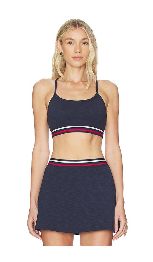 Splits59 Cali Active Rib Sports Bra in Navy by SPLITS59