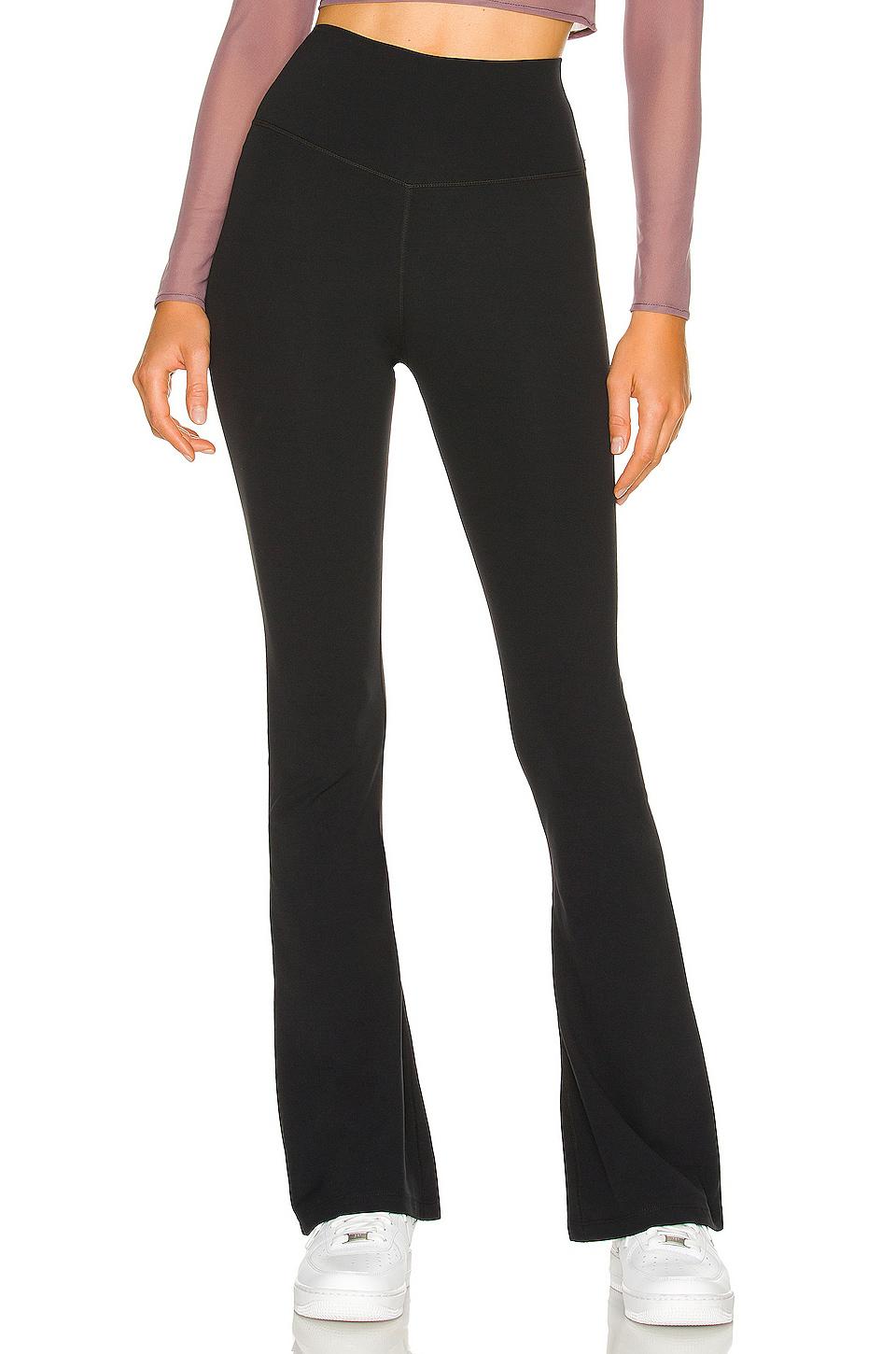 Splits59 Raquel High Waist Airweight Flare in Black by SPLITS59