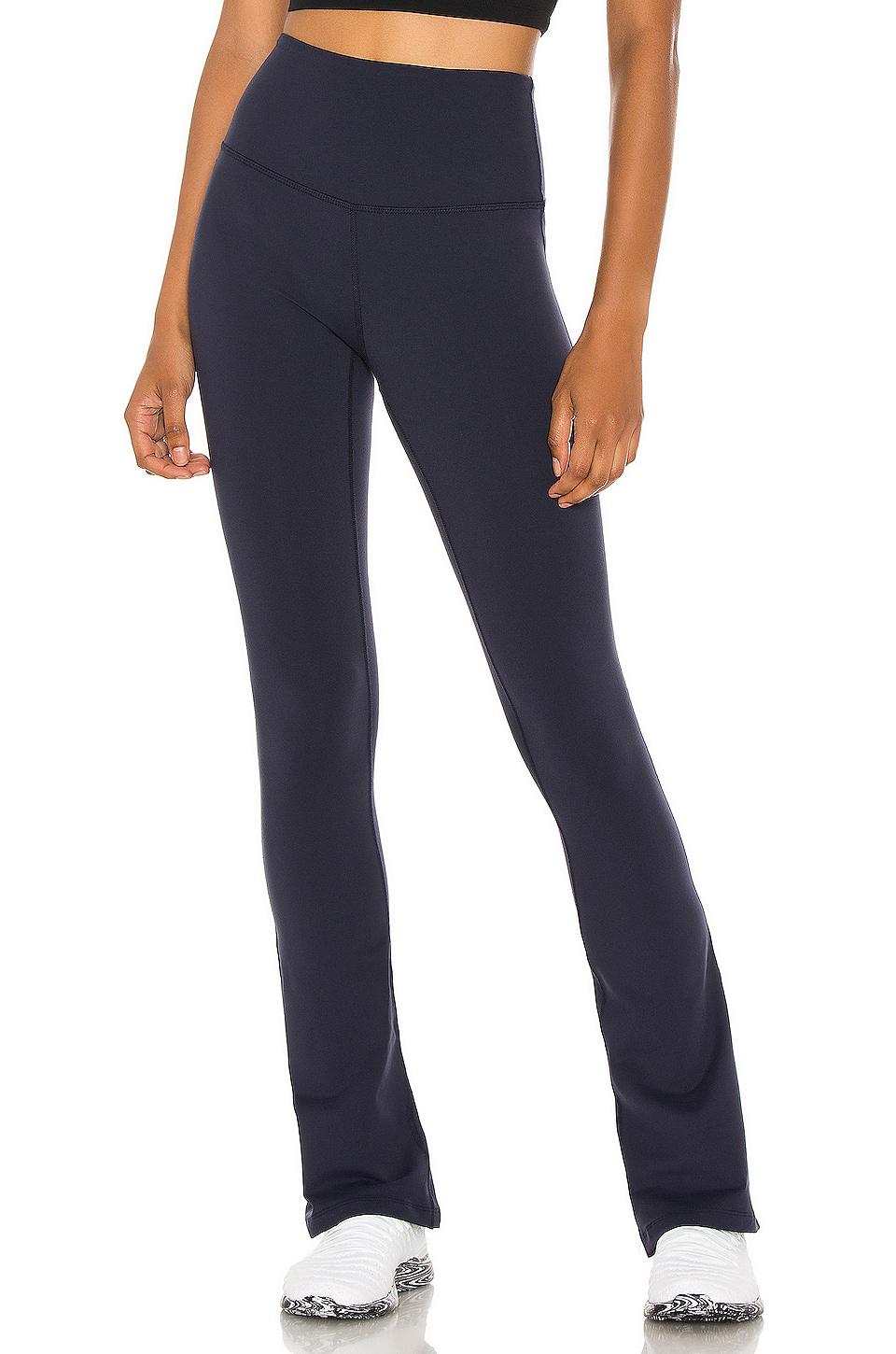 Splits59 Raquel High Waist Supplex Flare 30'' Legging in Navy by SPLITS59