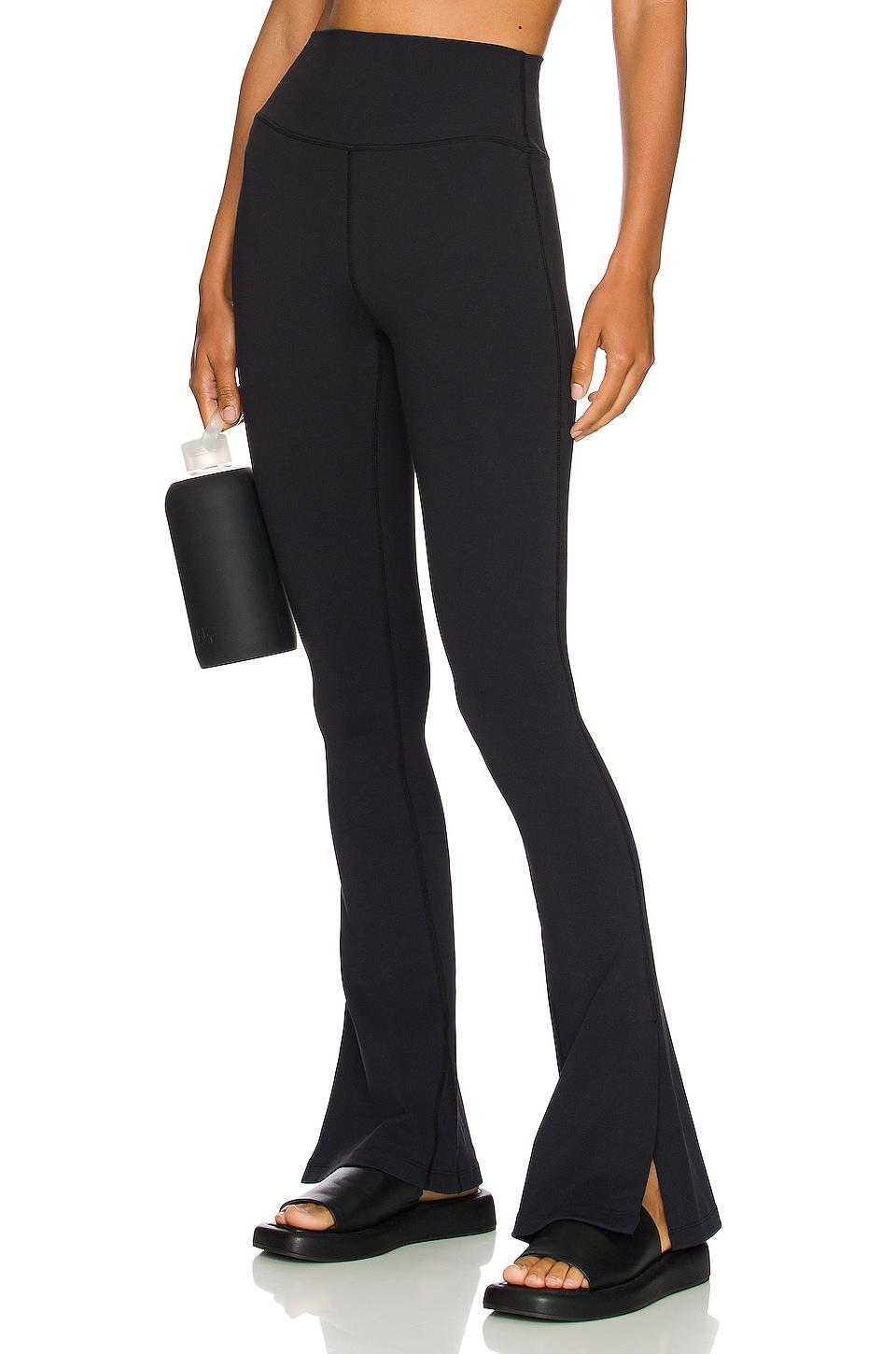 Splits59 Raquel Pant with Slit 32 in Black by SPLITS59