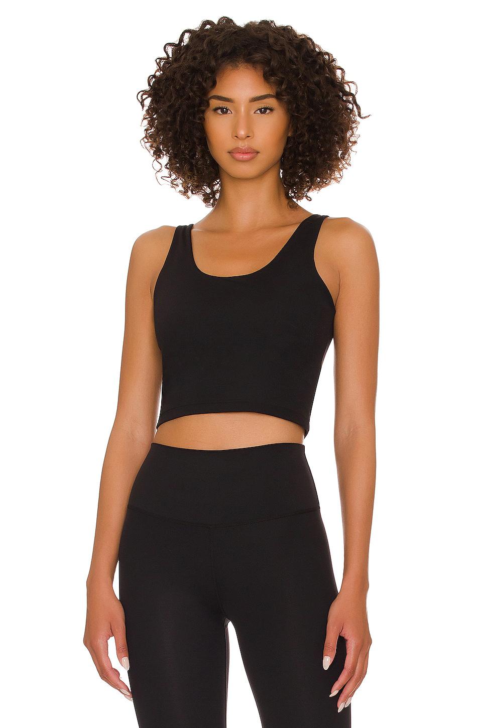 Splits59 Sprint Rigor Bralette Tank in Black by SPLITS59