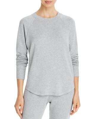 Warm Up Curved-Hem Sweatshirt by SPLITS59