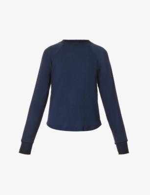Warm Up stretch-woven fleece sweatshirt by SPLITS59
