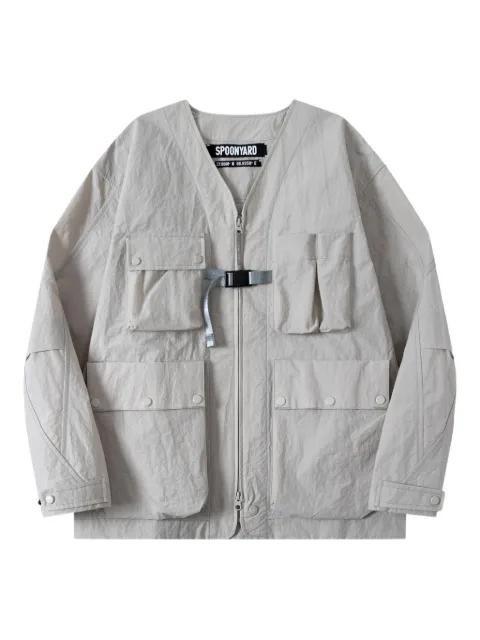 V-neck 3D jacket by SPOONYARD