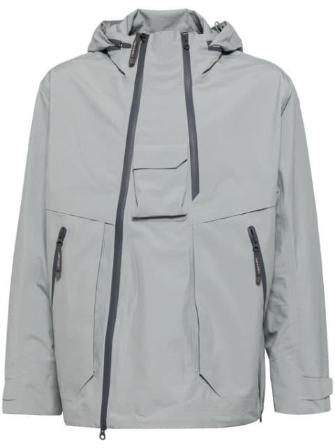 concealed hood long-sleeves windbreaker by SPOONYARD