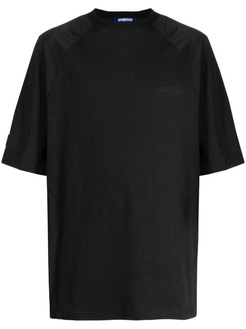 hook-detail short-sleeve T-shirt by SPOONYARD