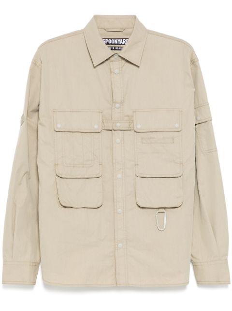 multi-pockets shirt by SPOONYARD