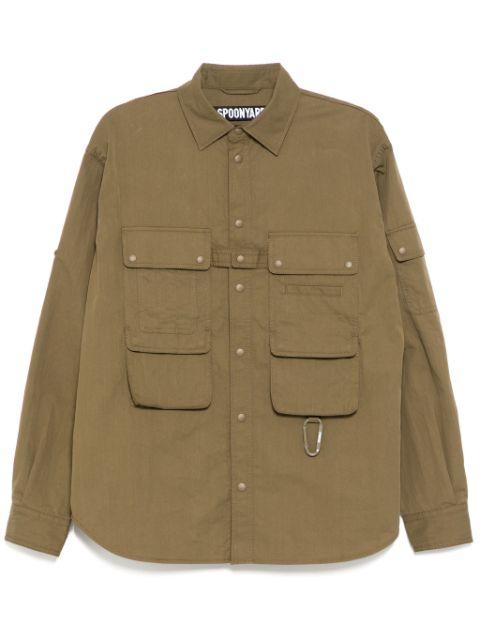 multi-pockets shirt by SPOONYARD