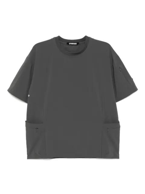 packable side zip pockets T-shirt by SPOONYARD