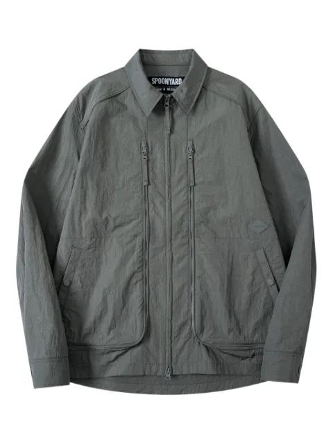 zipper pockets shirt jacket by SPOONYARD