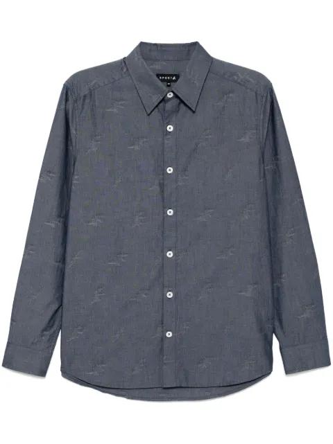 Aop-jacquard long-sleeved shirt by SPORT B. BY AGNES B.