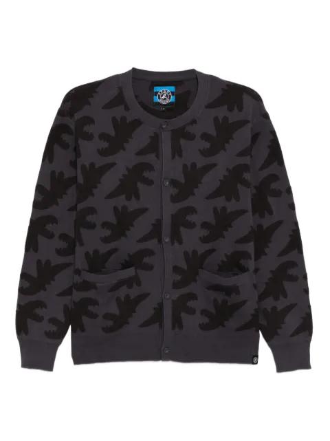 Dino-embroidered cardigan by SPORT B. BY AGNES B.