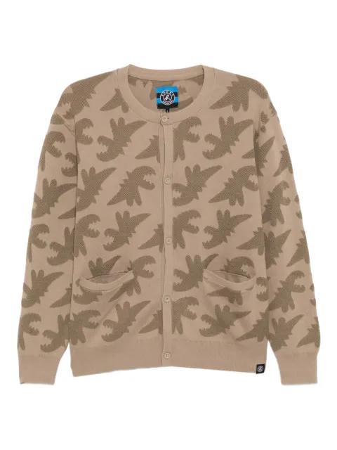 Dino-embroidered cardigan by SPORT B. BY AGNES B.