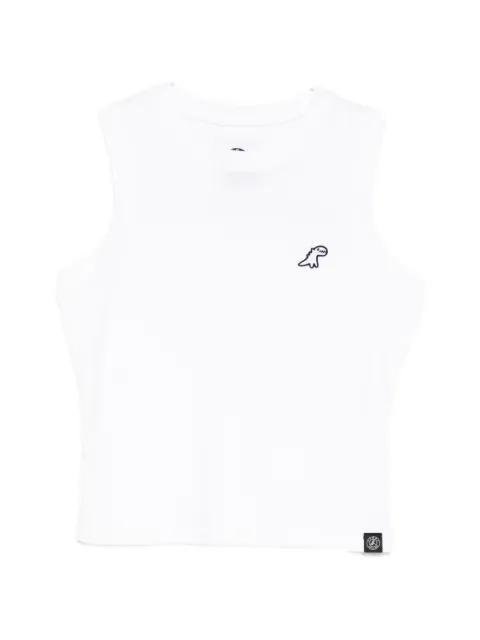 Dino logo-patched tank top by SPORT B. BY AGNES B.