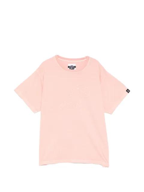dinosaur-embroidered short-sleeves T-shirt by SPORT B. BY AGNES B.