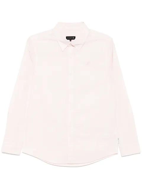 dinosaur-embroidered striped shirt by SPORT B. BY AGNES B.