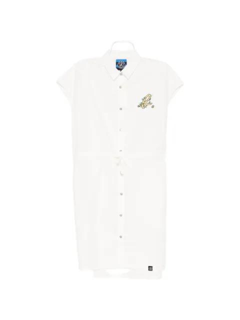 embroidered-logo shirt dress by SPORT B. BY AGNES B.