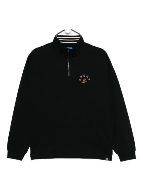 logo-embroidered sweatshirt by SPORT B. BY AGNES B.